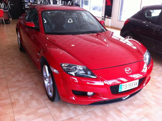 MAZDA RX8 1.3 231CV - AÑO 2007 - INTERIOR EN CUERO - 79.000KM - LLANTAS DE ALUMINIO - REVISIONES AL DIA - 12.900,00€